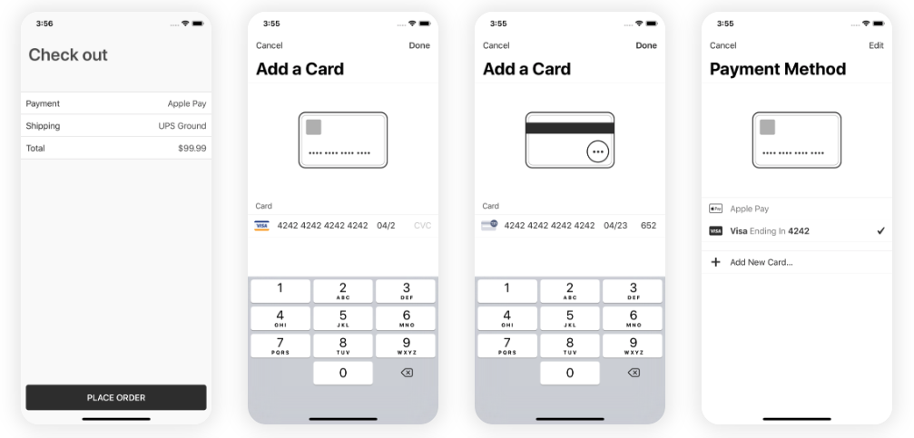 stripe checkout ios