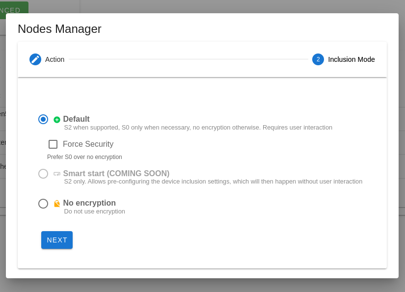 Z-wave JS Nodes manager