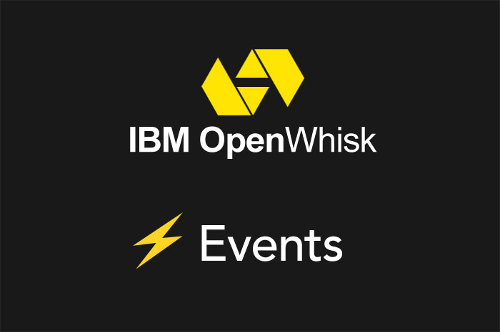 Serverless Framework Apache OpenWhisk Events