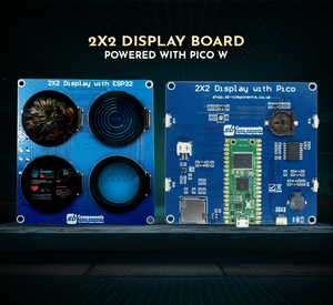 2x2 Display with Pico W (Round)