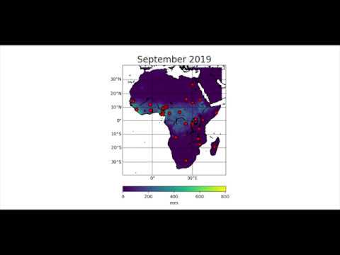 Precipitation and Mosquito-borne Diseases in Africa 2019