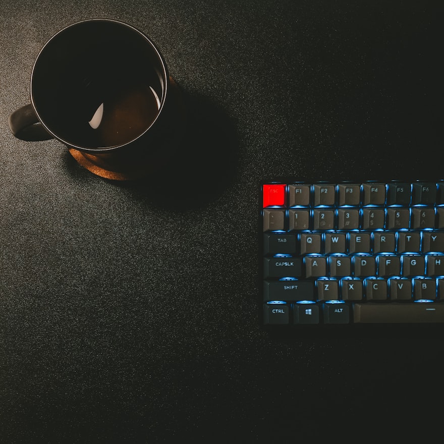 Coffee and keyboard img