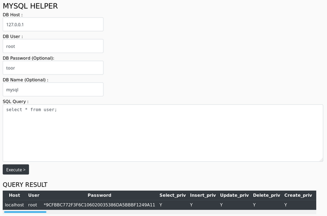 MySQL Interaction