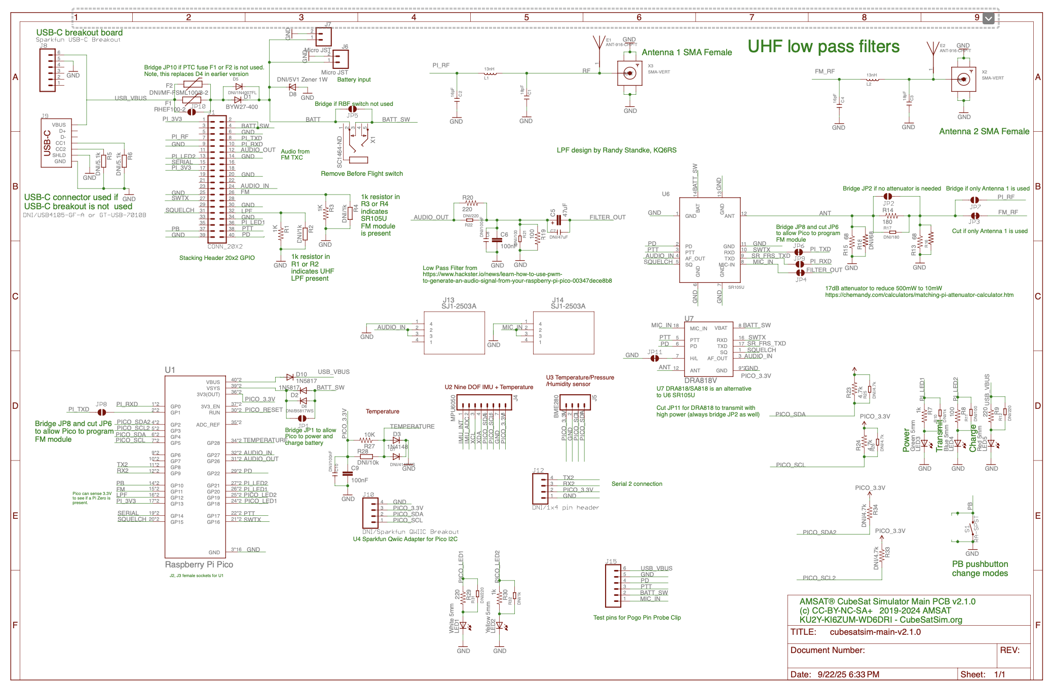 Main Board Schematic