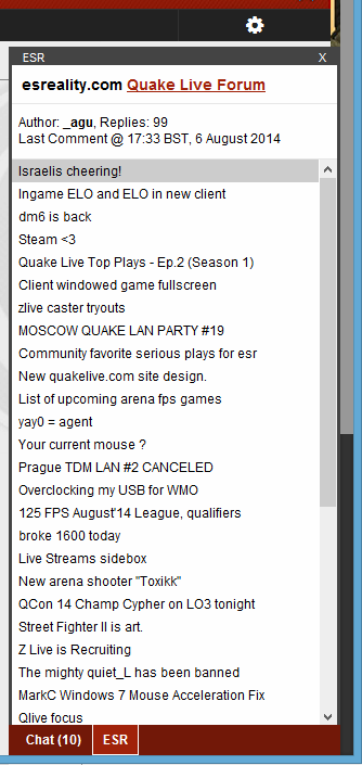 ESReality QuakeLive Forum