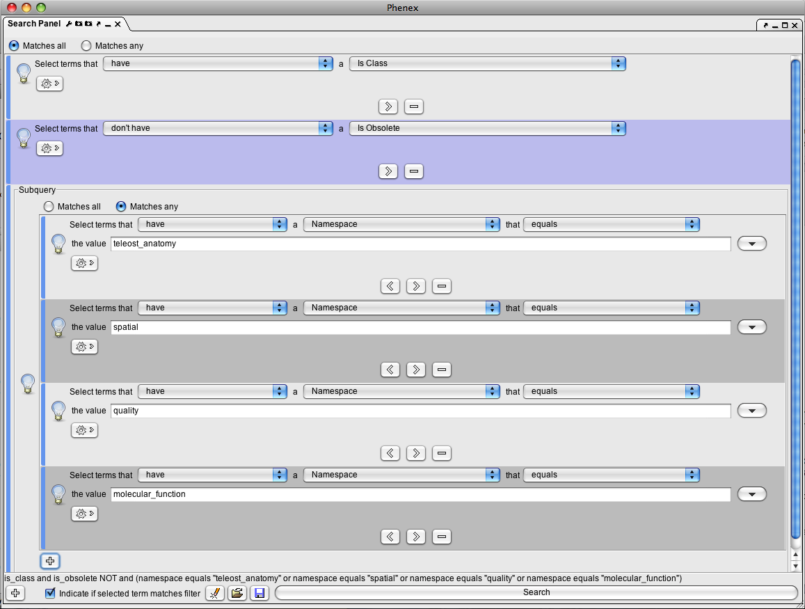 Phenex entity filter example