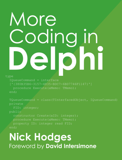 More Coding in Delphi by Nick Hodges