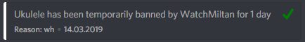 Tempbanned