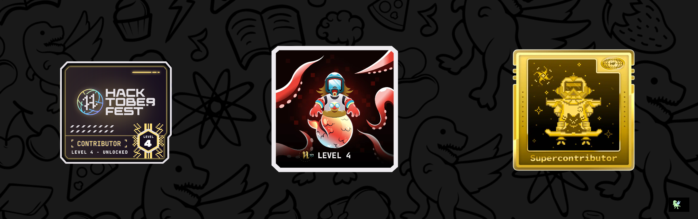 An image of @madhvik007's Holopin badges, which is a link to view their full Holopin profile