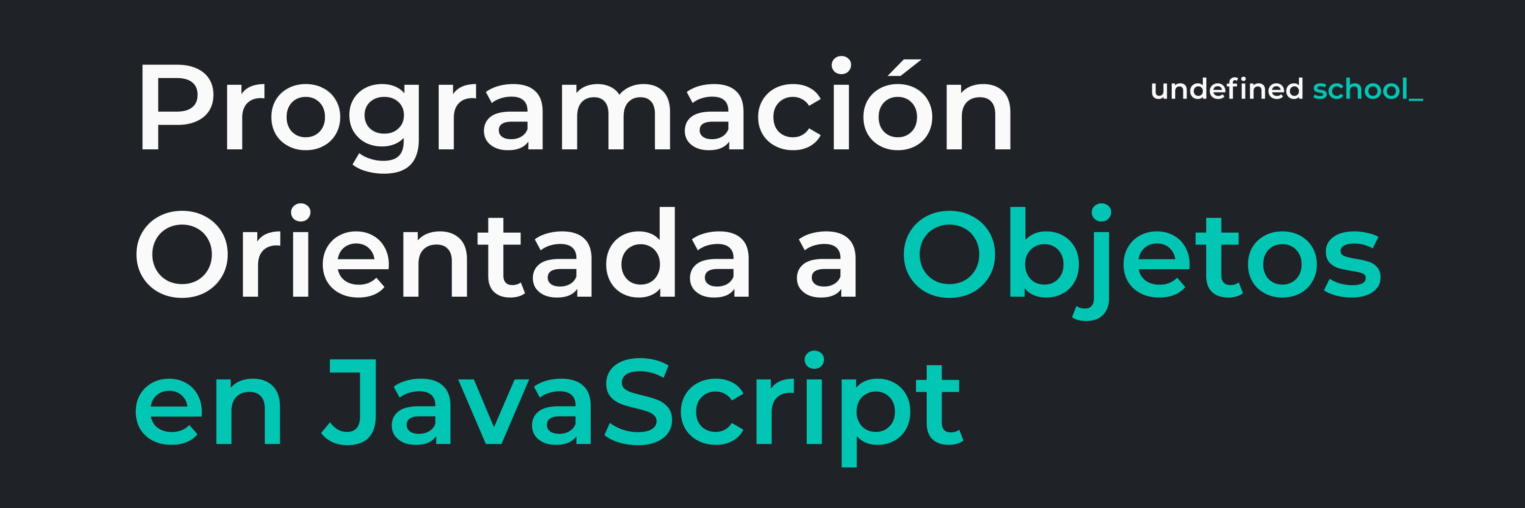 Programación Orientada a Objetos en JavaScript