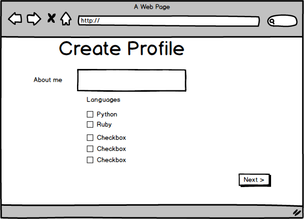 Create Profile