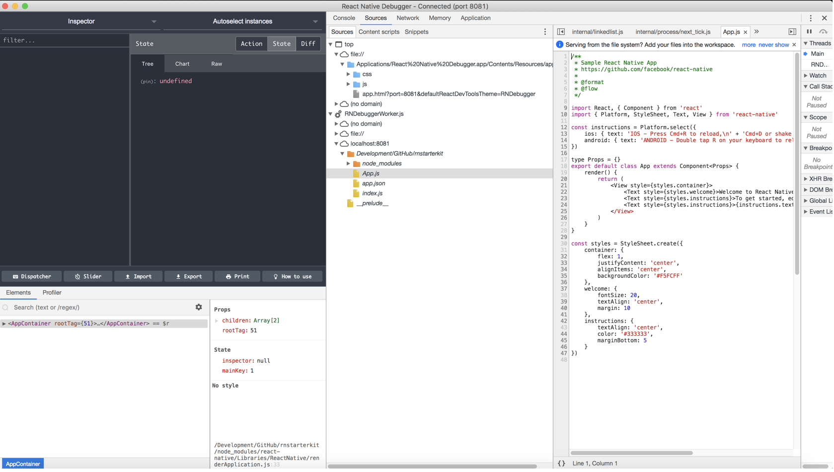 GitHub - aliustaoglu/rnstarterkit: Simple React Native starter kit with ...