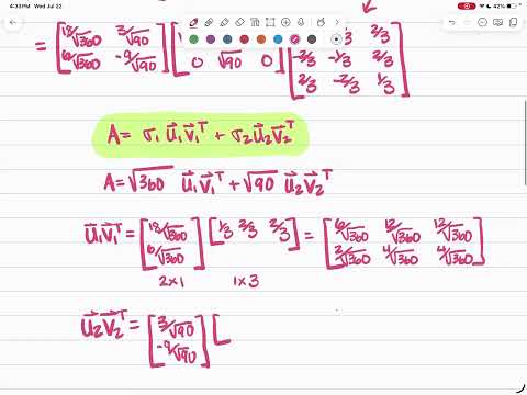 Singular Value Decomp