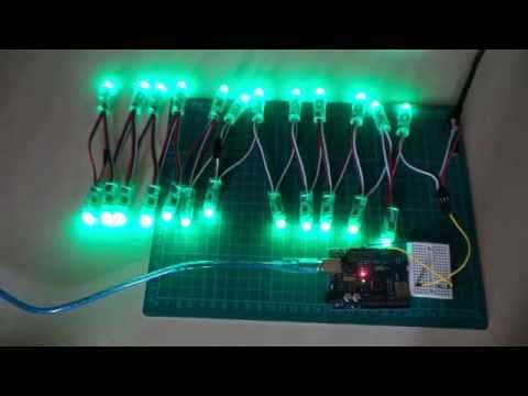 AsyncLedStripEffects - using a timer interrupt to run effects on an LED array