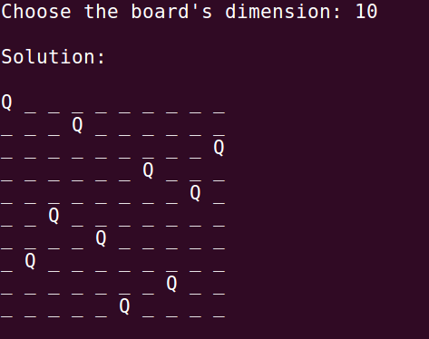 N-Queens Solver example