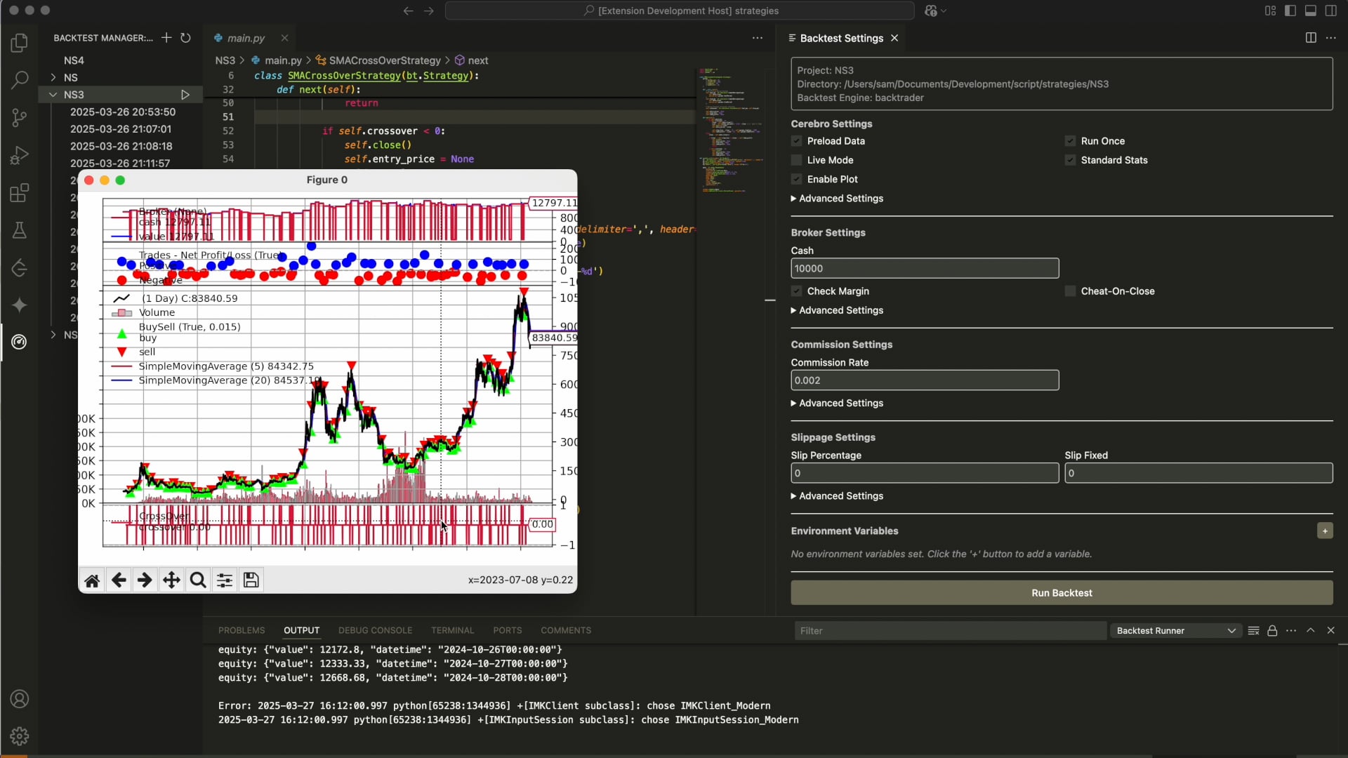 Backtest Manager