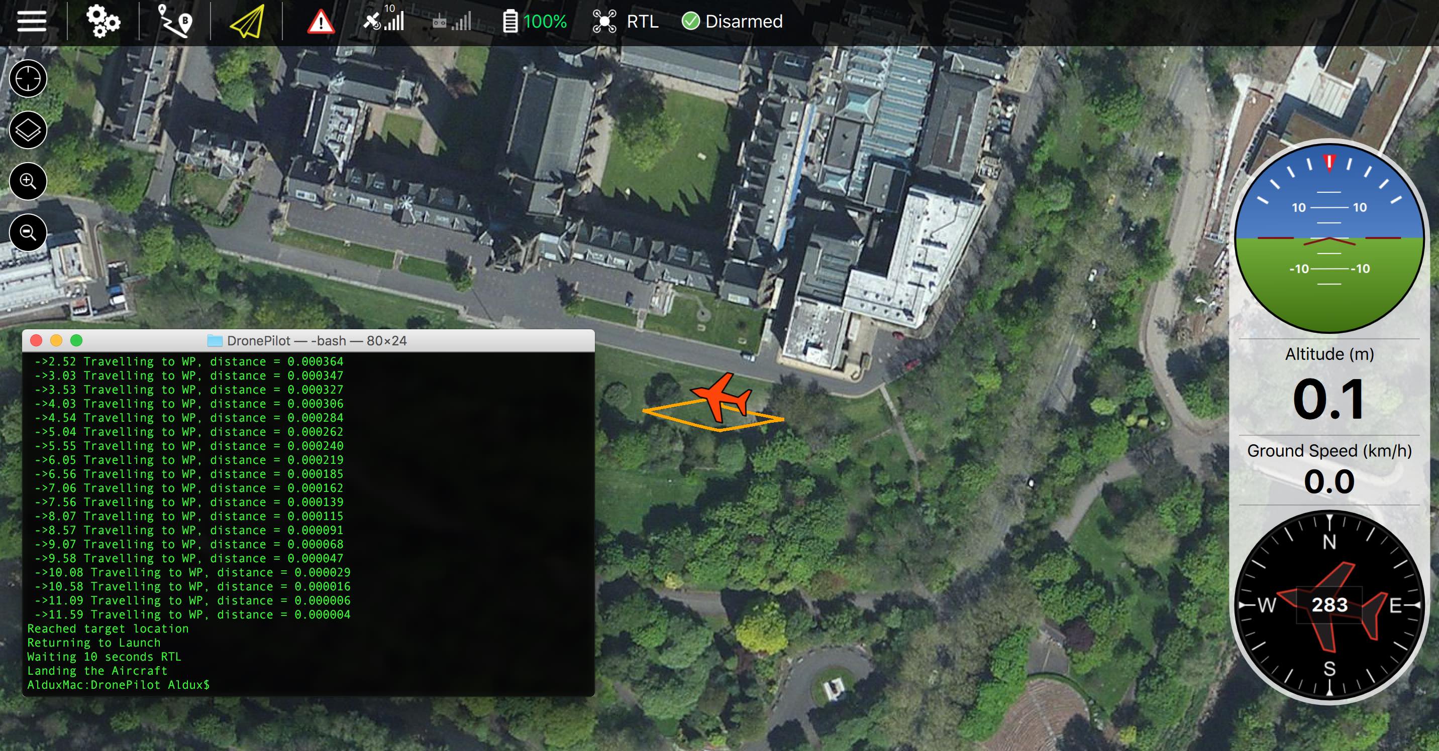 GitHub alduxvm DronePilot Automatic pilot that can control and