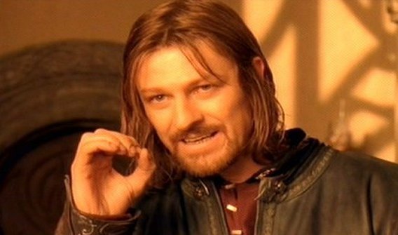 one does not simply...