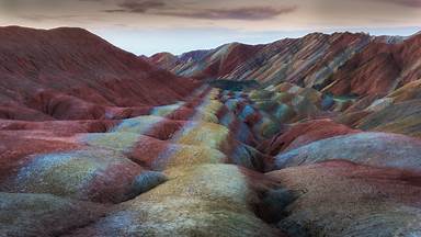 Zhangye Danxia National Geopark, Gansu province, China (© TONNAJA/Getty Images)