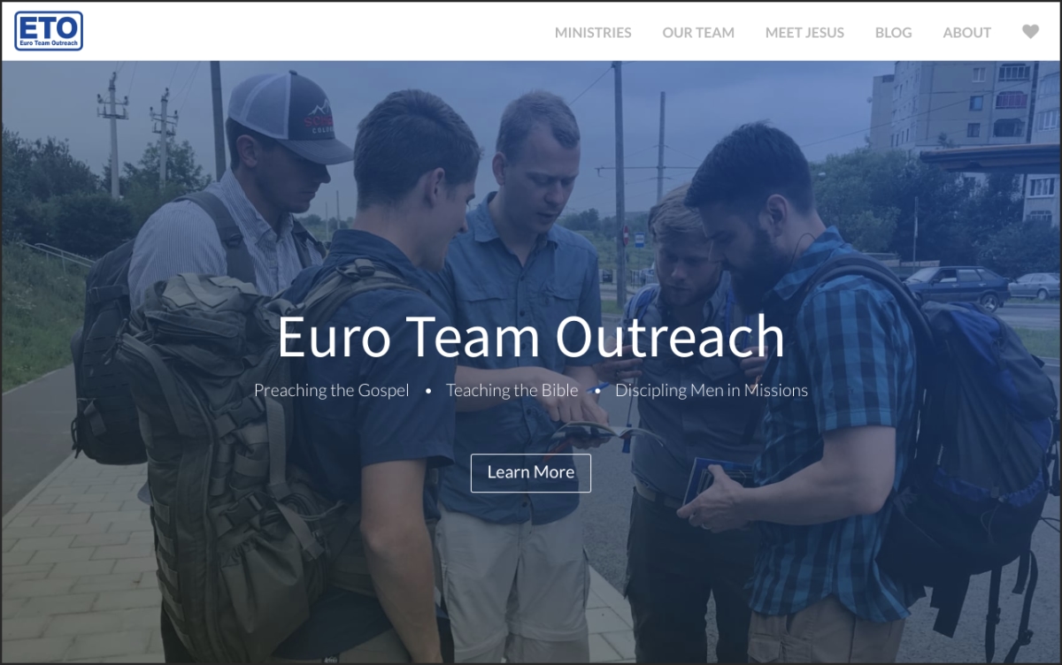 euroteamoutreach.org screenshot