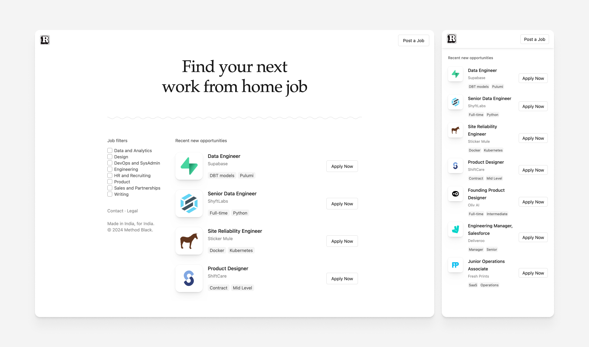 Job Listing Preview