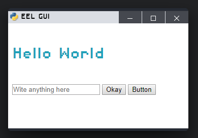 css input and button not working · Issue #127 · python-eel/Eel · GitHub
