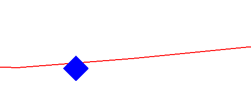 How to give a warning when a moving object deviates from a path by a specific margin?