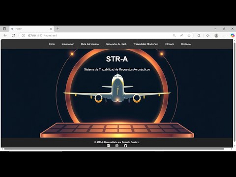 Demostración del sistema STR-A