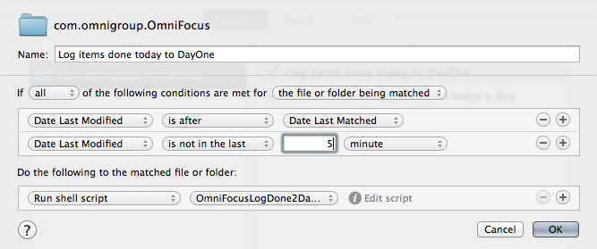 Hazel gaps between logging events