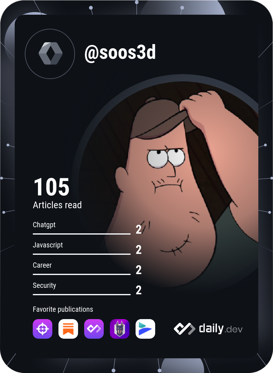 David's Dev Card