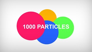 Physical simulation of 1000 particles / C++ SFML