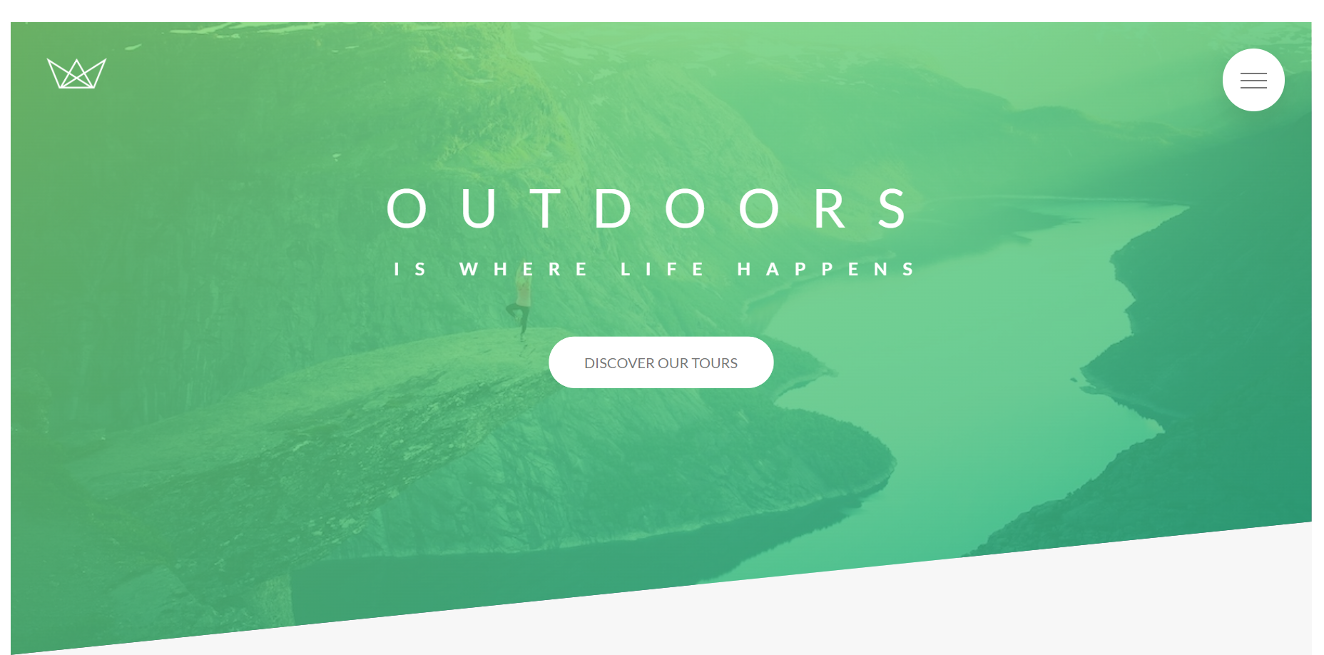 Natours Landing Page