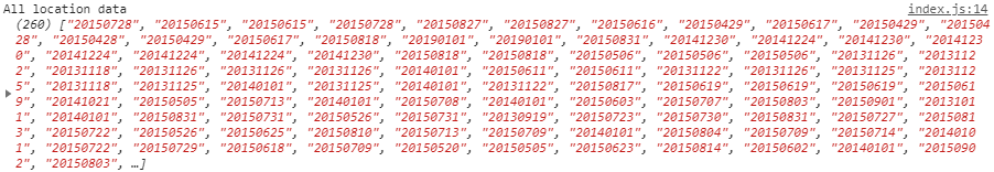 Filtered array