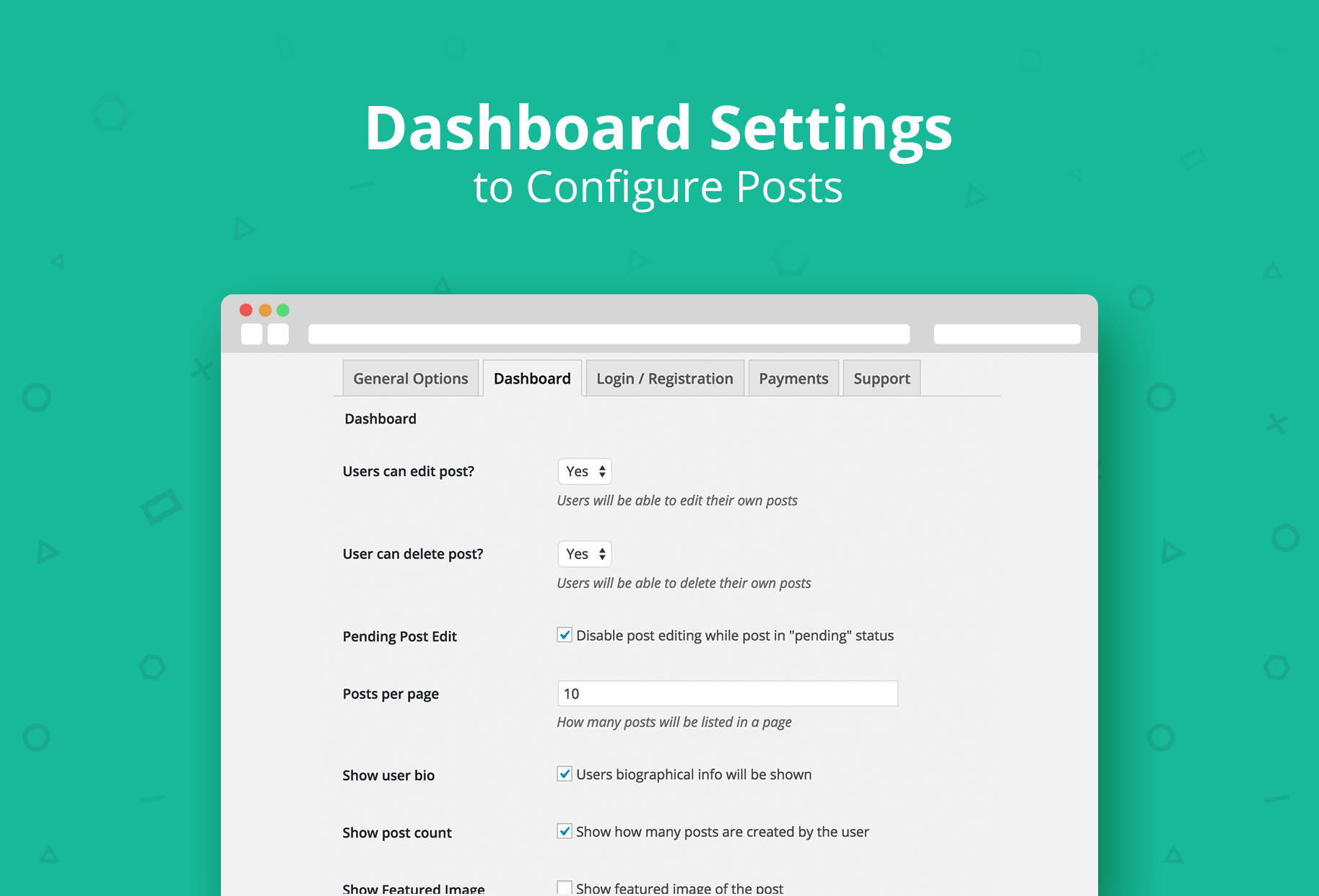 Frontend User Dashboard 