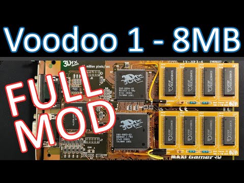 3Dfx Voodoo Memory Upgrade - 8MB MOD (Part 2)