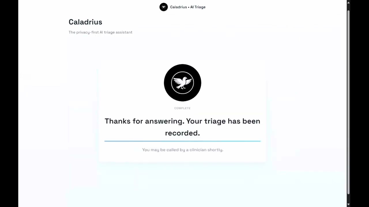 Caladrius Demo Video