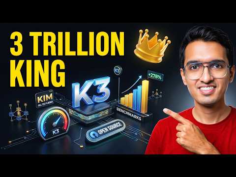 Kimi K3: The 3 Trillion Open Source Coding King (Full Benchmarks and Test)