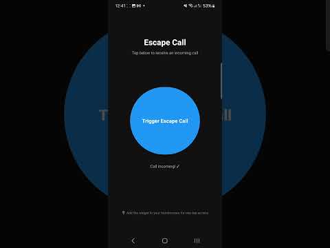 Escape Call Demo 1