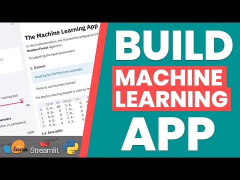 How to Build a Machine Learning App (Streamlit + Scikit-learn in Python)