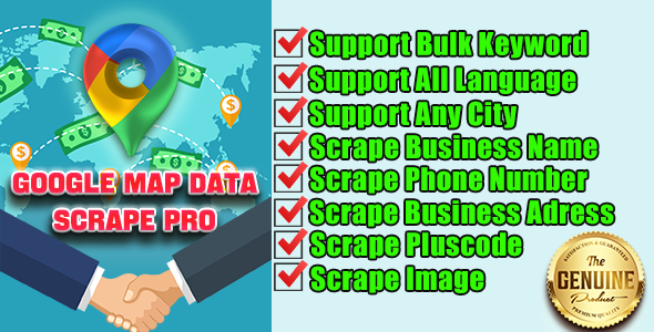Google Maps Data Scraper Pro With Multi-Language