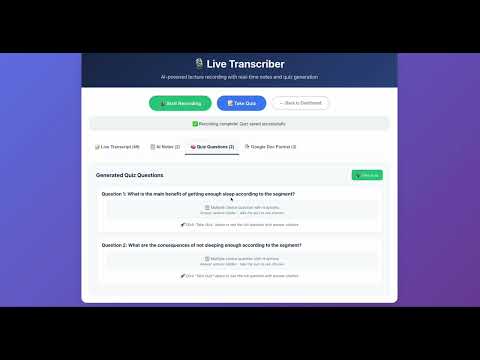 Recapcha Demonstration Video