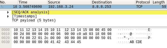 Capture wireshark