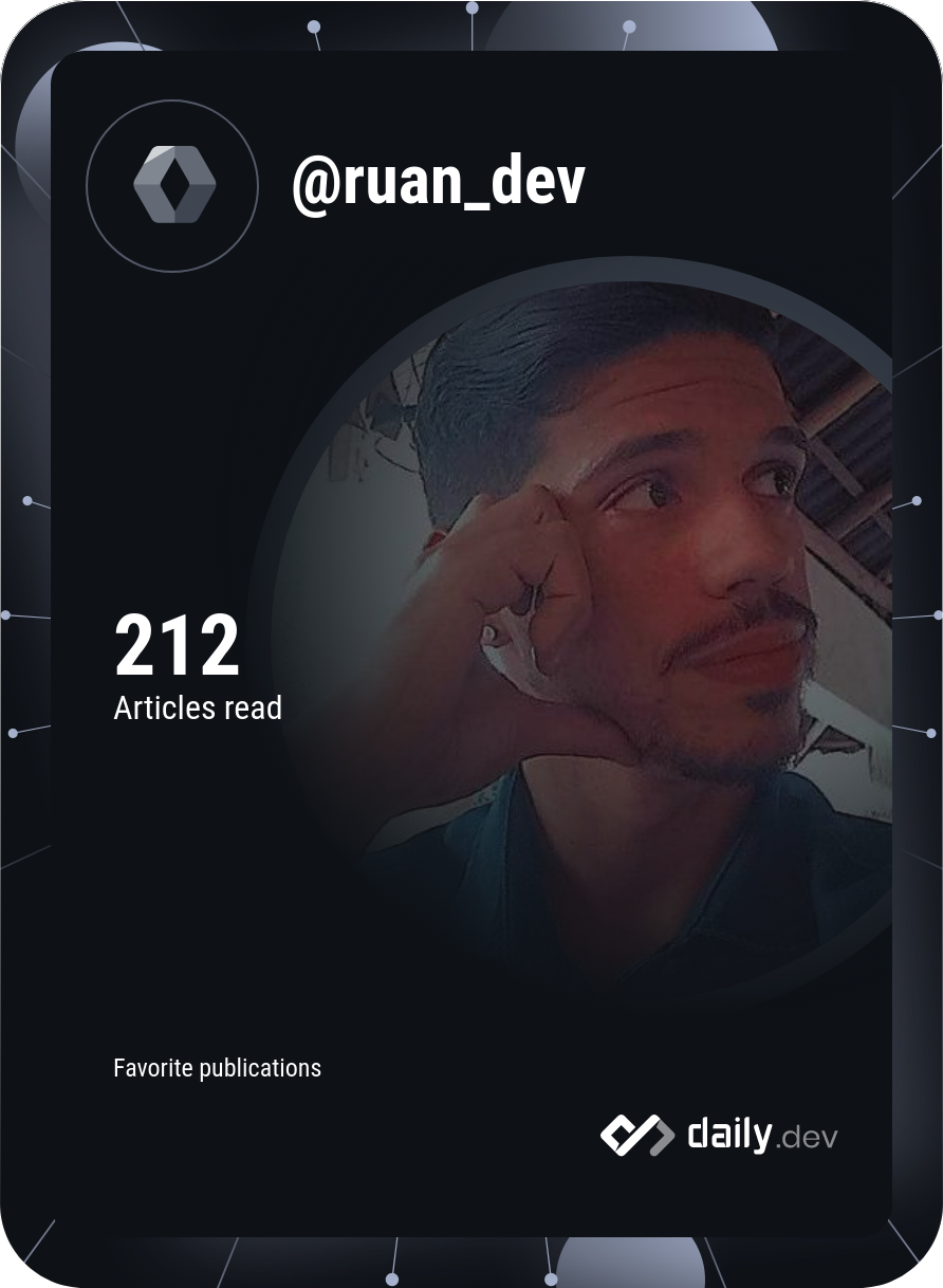 Ruan Heleno's Dev Card