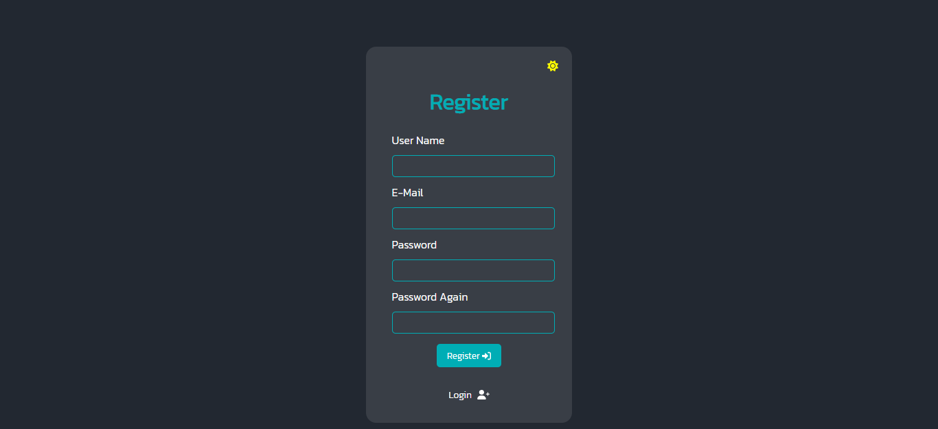 Register Page