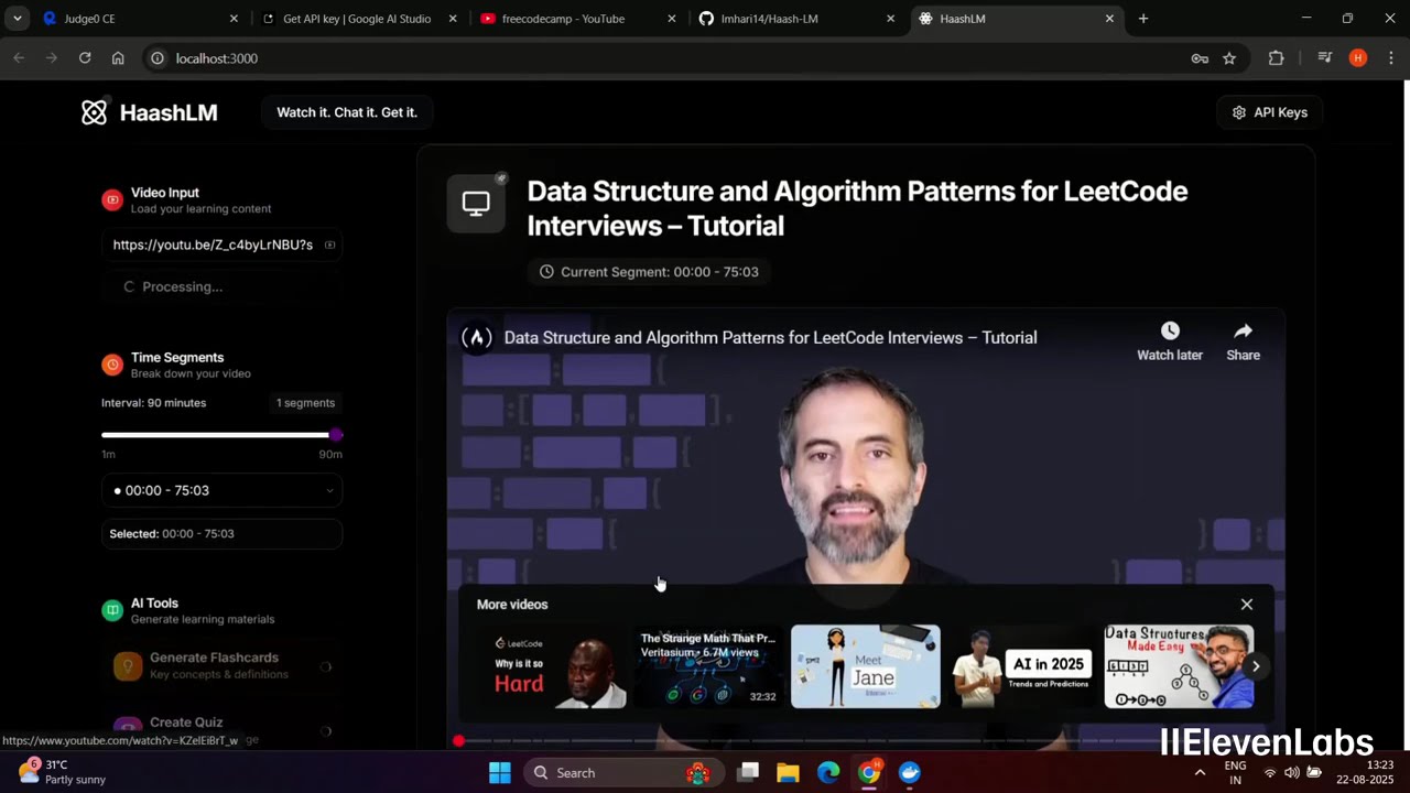 HaashLM Demo Video