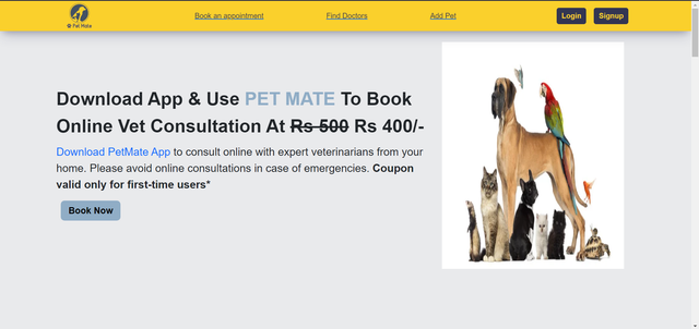 petmate-landingpage