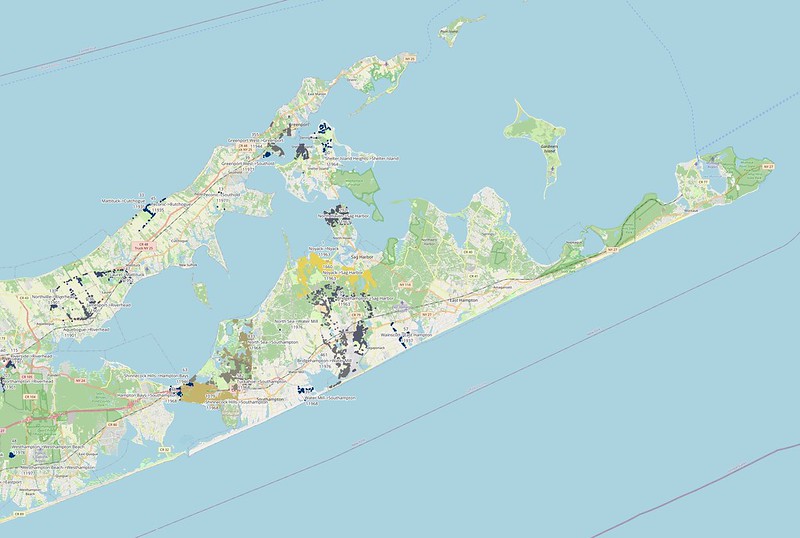 City name changes - eastern Suffolk County