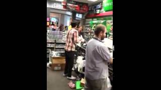 Chris Chan maces a GameStop employee