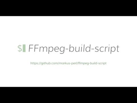 How-To build FFmpeg on OSX