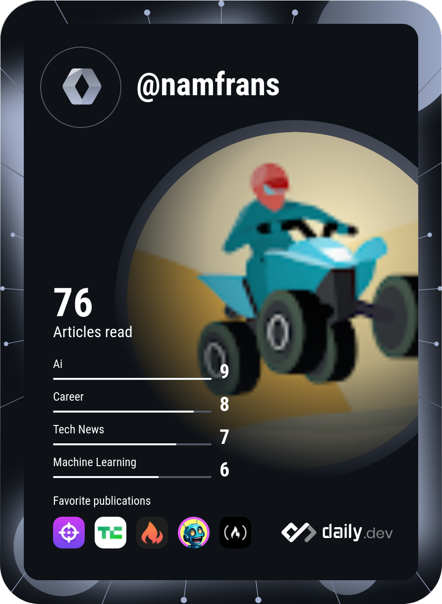 Frans Nambuli's Dev Card